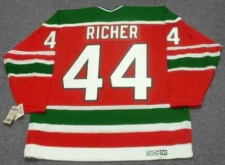 STEPHANE RICHER New Jersey Devils 1991 CCM Vintage Throwback NHL Hockey Jersey 