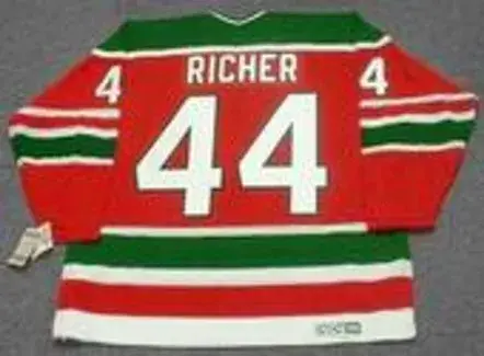 STEPHANE RICHER New Jersey Devils 1991 CCM Vintage Throwback NHL Hockey Jersey 