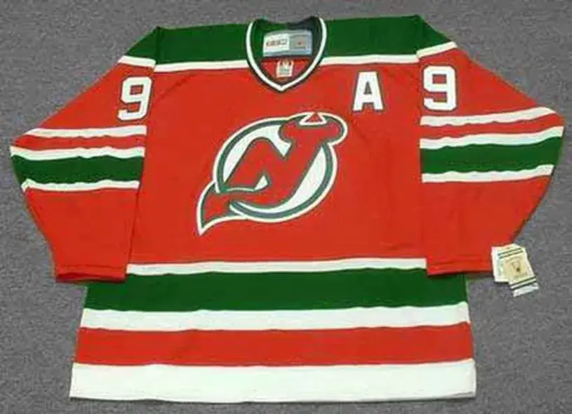 ZACH PARISE New Jersey Devils 1980’s CCM Vintage Throwback NHL Hockey Jersey