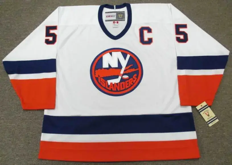 DENIS POTVIN New York Islanders 1982 CCM Vintage Home NHL Hockey Jersey