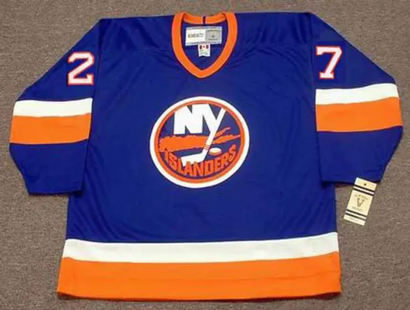 DEREK KING New York Islanders 1993 Away CCM Vintage Throwback Hockey Jersey