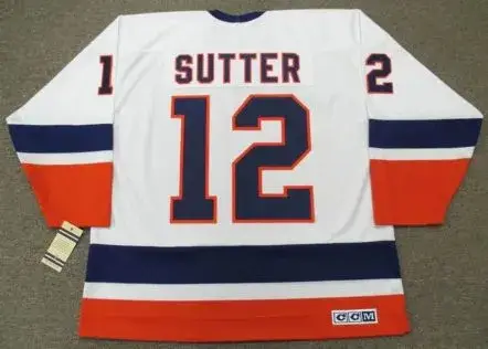 DUANE SUTTER New York Islanders 1982 CCM Vintage Home NHL Hockey Jersey 