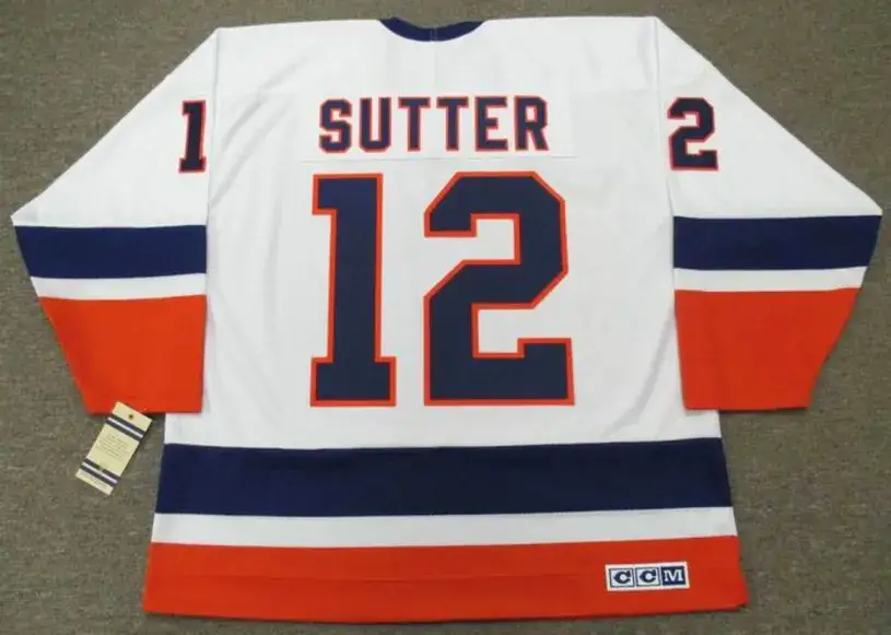 DUANE SUTTER New York Islanders 1982 CCM Vintage Home NHL Hockey Jersey 