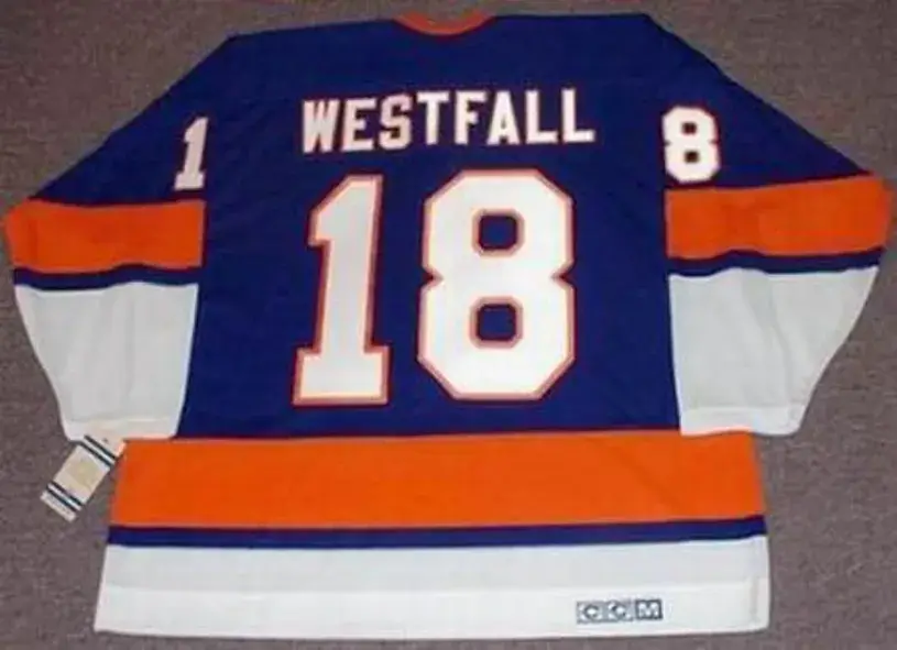 ED WESTFALL New York Islanders 1973 CCM Vintage Throwback Hockey Jersey 