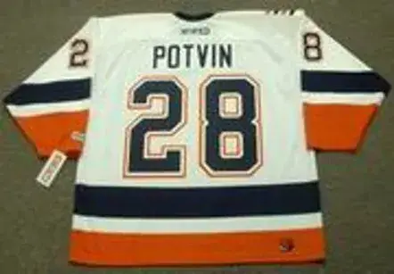 FELIX POTVIN New York Islanders 1999 CCM Throwback Home NHL Jersey 