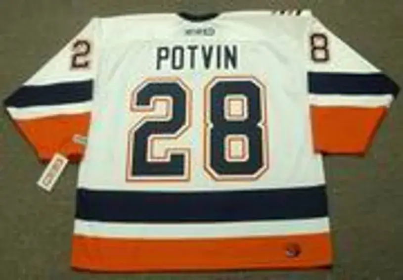 FELIX POTVIN New York Islanders 1999 CCM Throwback Home NHL Jersey 
