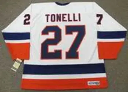 JOHN TONELLI New York Islanders 1982 CCM Vintage Home NHL Hockey Jersey 