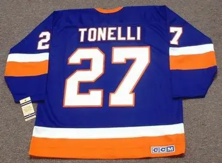 JOHN TONELLI New York Islanders 1982 CCM Vintage Throwback NHL Hockey Jersey 