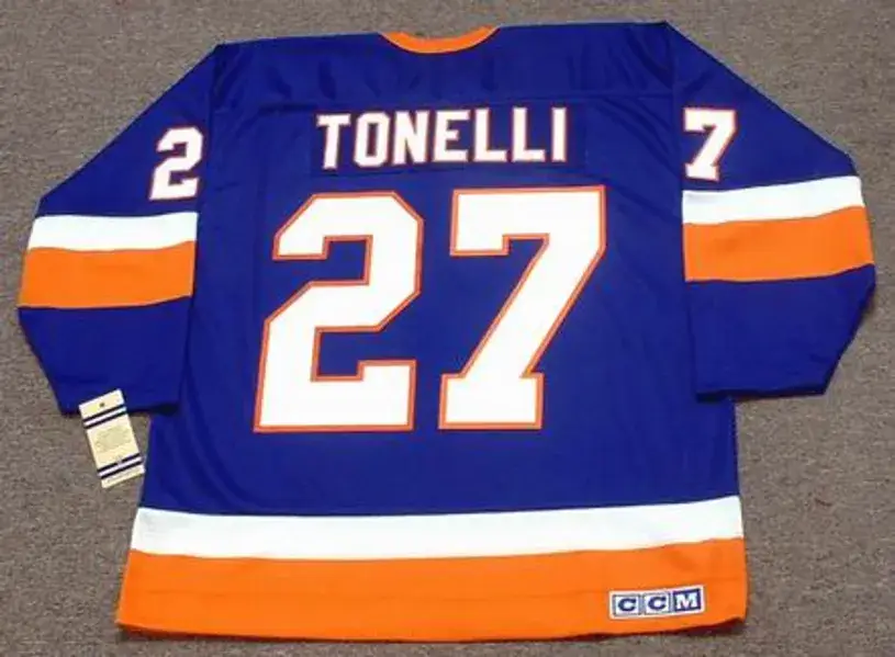 JOHN TONELLI New York Islanders 1982 CCM Vintage Throwback NHL Hockey Jersey 
