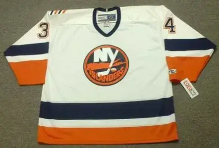 JOHN VANBIESBROUCK New York Islanders 2000 CCM Throwback Home NHL Jersey