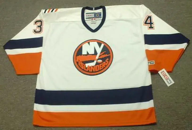 JOHN VANBIESBROUCK New York Islanders 2000 CCM Throwback Home NHL Jersey