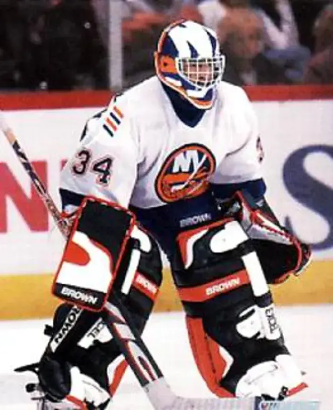 JOHN VANBIESBROUCK New York Islanders 2000 CCM Throwback Home NHL Jersey 