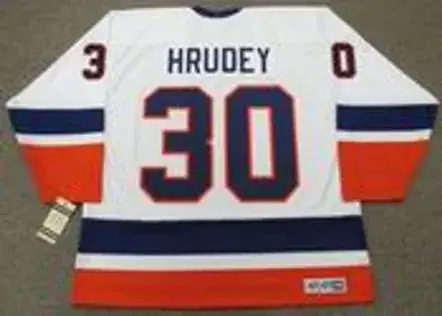 KELLY HRUDEY New York Islanders 1984 CCM Vintage Home NHL Hockey Jersey 