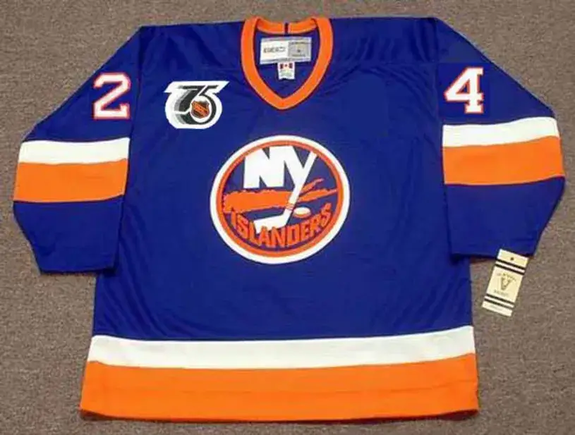 KEN BAUMGARTNER New York Islanders 1991 CCM Vintage Throwback NHL Hockey Jersey