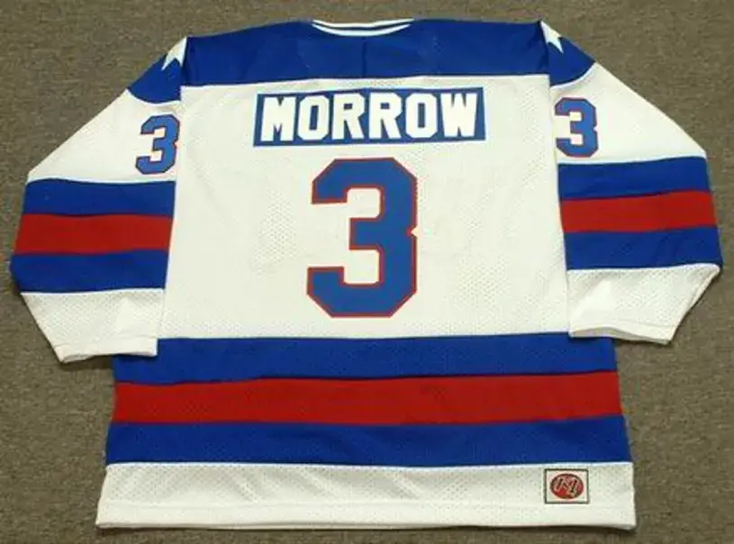 KEN MORROW 1980 USA Olympic Hockey Jersey 