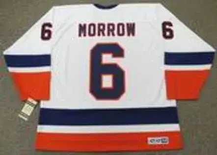 KEN MORROW New York Islanders 1982 CCM Vintage Home NHL Hockey Jersey 