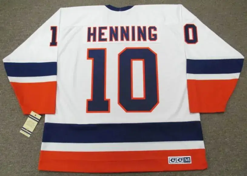 LORNE HENNING New York Islanders 1978 CCM Vintage Home NHL Hockey Jersey 
