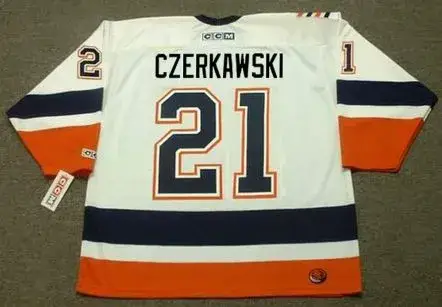 MARIUSZ CZERKAWSKI New York Islanders 1999 CCM Throwback Hockey Jersey 