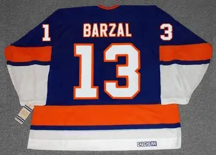 MATHEW BARZAL New York Islanders Home CCM NHL Hockey Jersey 