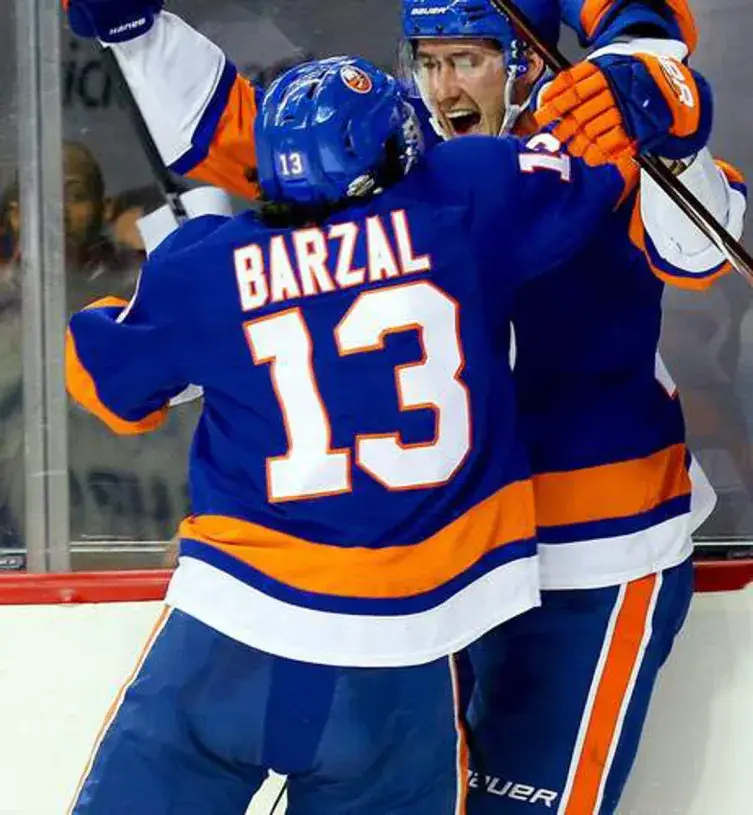 MATHEW BARZAL New York Islanders Home CCM NHL Hockey Jersey 