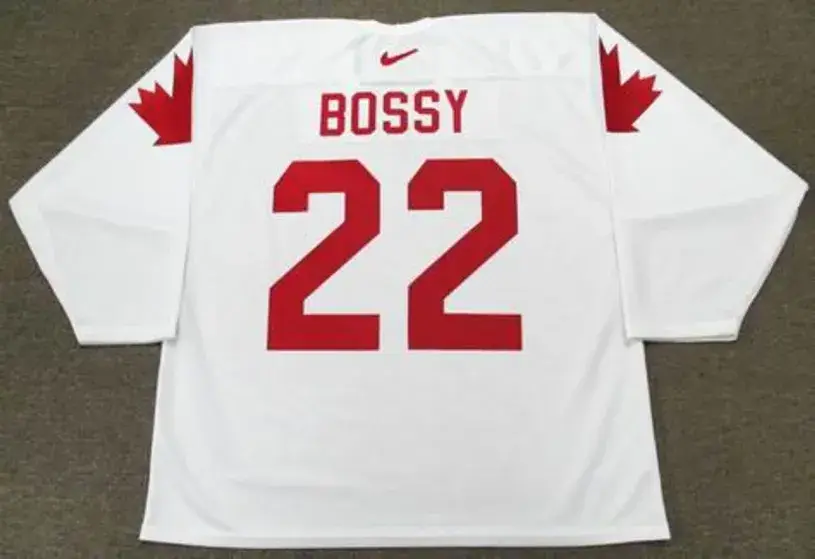 MIKE BOSSY 1984 Team Canada Nike Throwback Hockey Jersey 