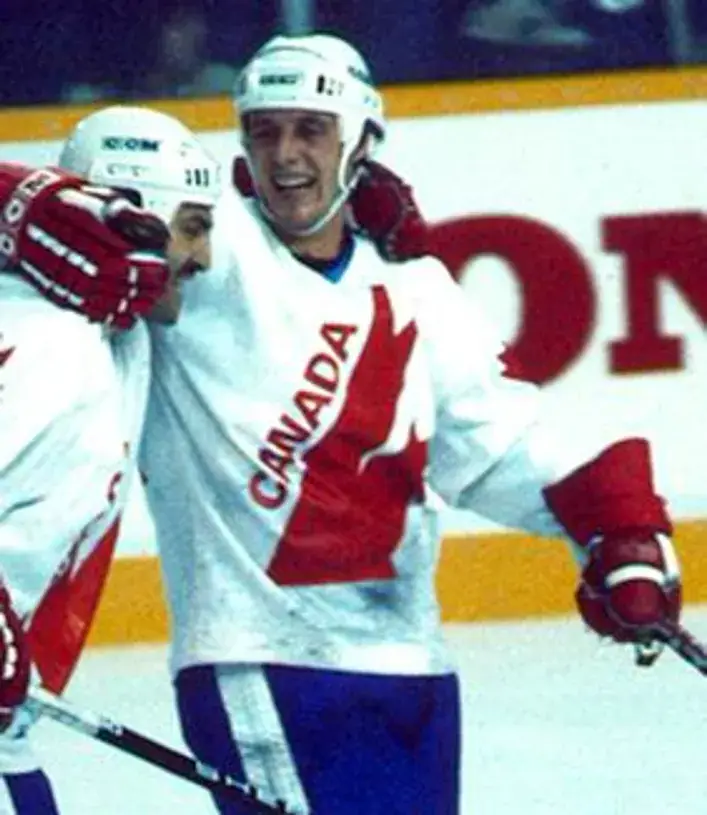 MIKE BOSSY 1984 Team Canada Nike Throwback Hockey Jersey 