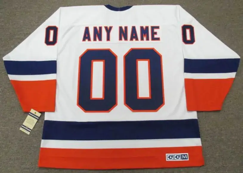NEW YORK ISLANDERS 1980’s Home CCM Throwback Jersey Customized “Any Name & Number(s)” 