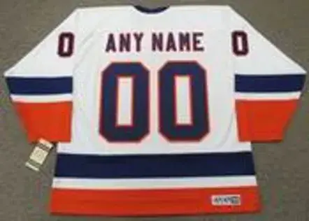 NEW YORK ISLANDERS 1980’s Home CCM Throwback Jersey Customized “Any Name & Number(s)” 