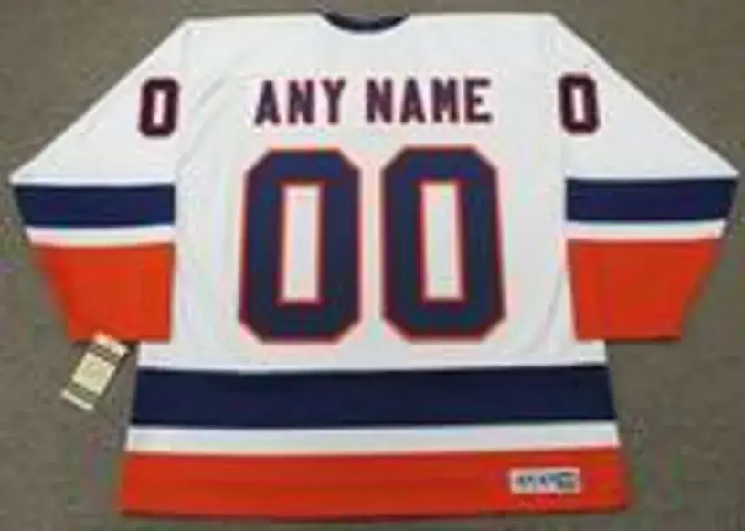 NEW YORK ISLANDERS 1980’s Home CCM Throwback Jersey Customized “Any Name & Number(s)” 