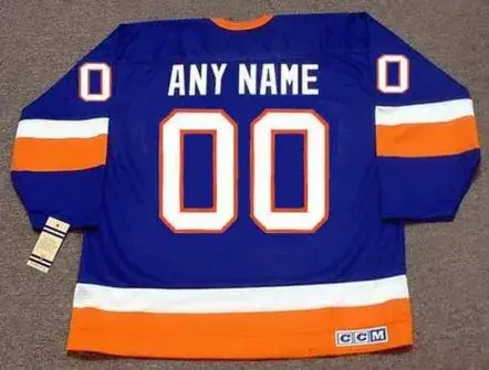 NEW YORK ISLANDERS 1990’s Away CCM Vintage Jersey Customized “Any Name & Number(s)” 