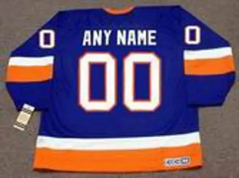 NEW YORK ISLANDERS 1990’s Away CCM Vintage Jersey Customized “Any Name & Number(s)” 