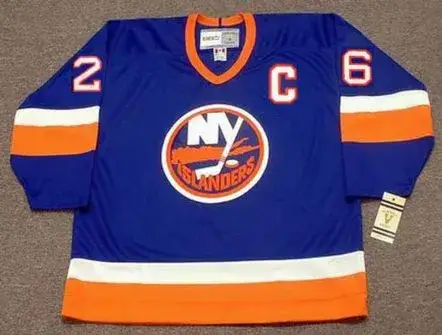 PAT FLATLEY New York Islanders 1993 Away CCM Vintage Throwback NHL Hockey Jersey