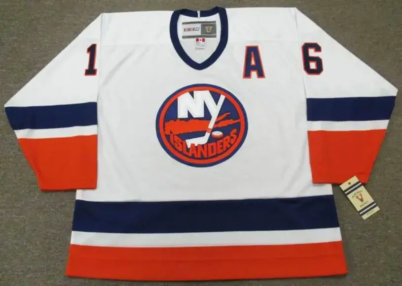 PAT LAFONTAINE New York Islanders 1990 Home CCM Throwback NHL Hockey Jersey