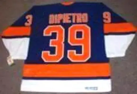 RICK DiPIETRO New York Islanders 1970’s CCM Vintage Throwback Away Hockey Jersey 