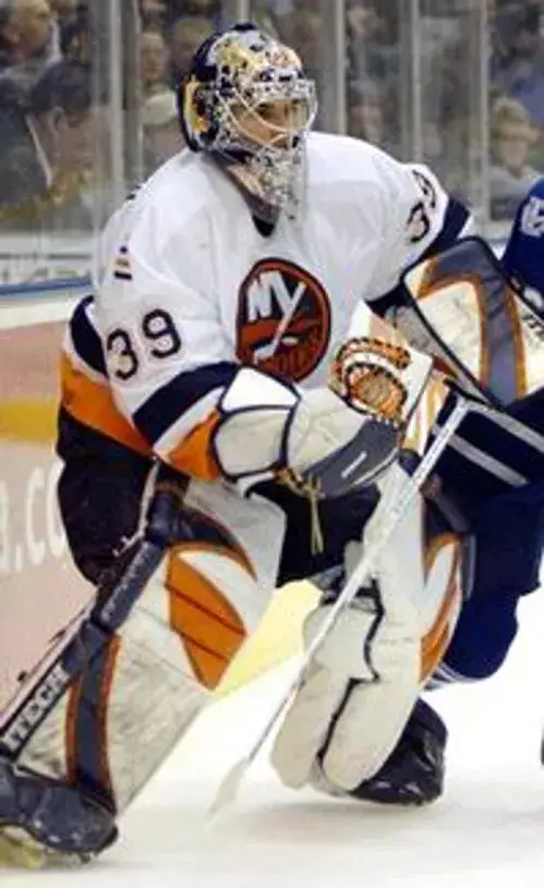 RICK DiPIETRO New York Islanders 2003 CCM Throwback Home NHL Jersey 