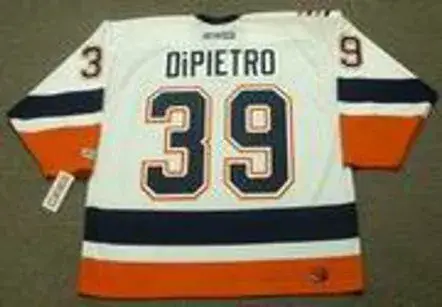 RICK DiPIETRO New York Islanders 2003 CCM Throwback Home NHL Jersey 