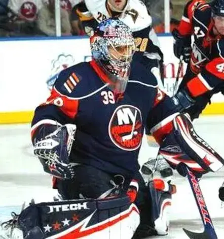 RICK DiPIETRO New York Islanders 2009 REEBOK Throwback NHL Hockey Jersey 