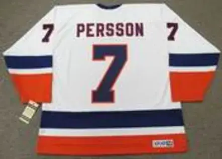 STEFAN PERSSON New York Islanders 1982 CCM Vintage Home NHL Hockey Jersey 