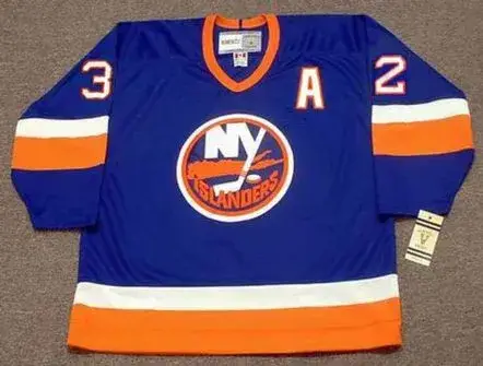 STEVE THOMAS New York Islanders 1993 Away CCM Vintage Throwback NHL Hockey Jersey