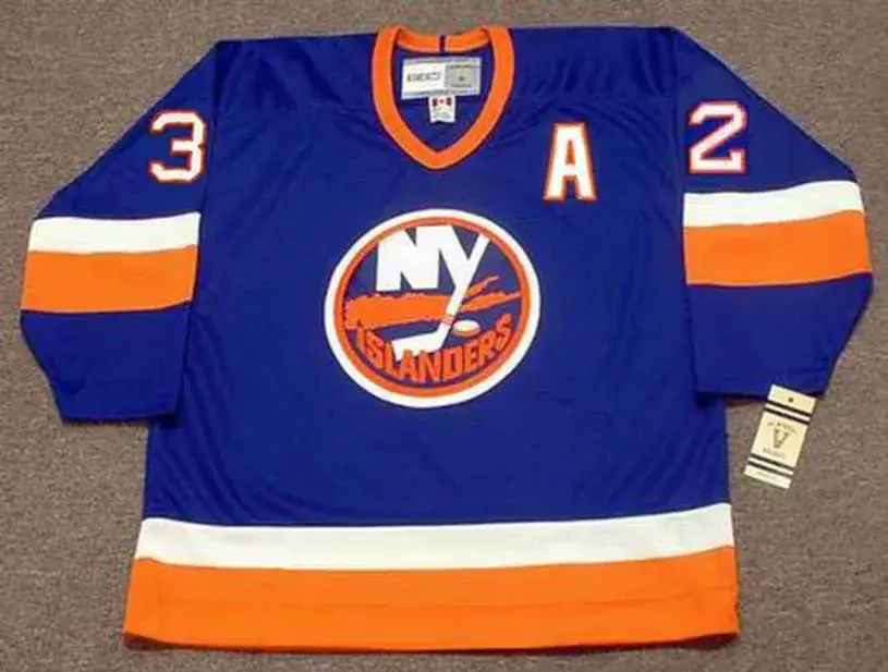 STEVE THOMAS New York Islanders 1993 Away CCM Vintage Throwback NHL Hockey Jersey