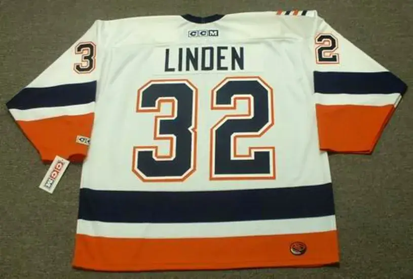 TREVOR LINDEN New York Islanders 1999 CCM Throwback Home NHL Jersey 