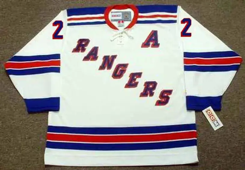 BRAD PARK New York Rangers 1972 Home CCM Throwback NHL Hockey Jersey