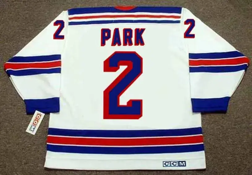 BRAD PARK New York Rangers 1972 Home CCM Throwback NHL Hockey Jersey 