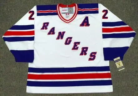 BRIAN LEETCH New York Rangers 1990’s CCM Throwback Home NHL Hockey Jersey