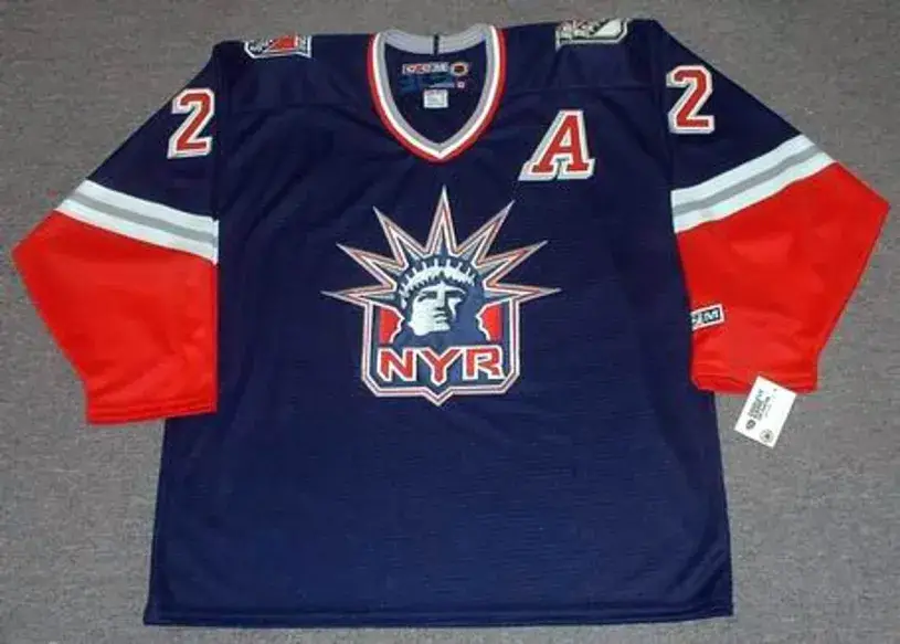 BRIAN LEETCH New York Rangers 1996 Alternate CCM NHL Vintage Throwback Jersey