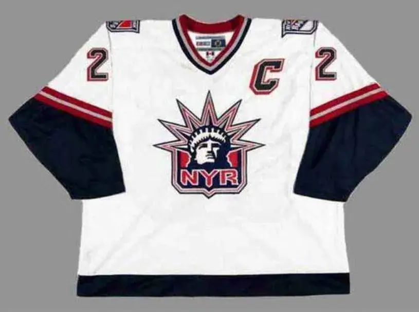 BRIAN LEETCH New York Rangers 1998 CCM Throwback Alternate NHL Jersey