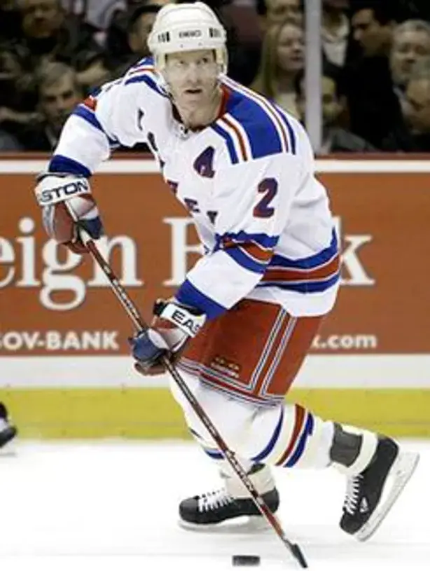 BRIAN LEETCH New York Rangers 2004 CCM Throwback Home NHL Jersey 