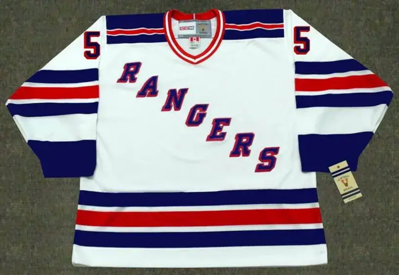CAROL VADNAIS New York Rangers 1979 CCM Vintage Home NHL Hockey Jersey