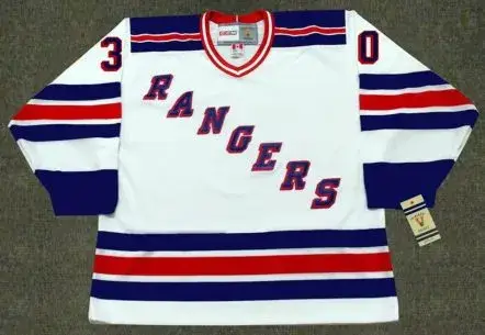 CHRIS NILAN New York Rangers 1988 CCM Vintage Home NHL Hockey Jersey