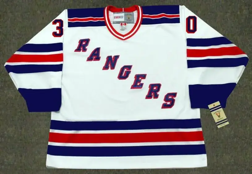 CHRIS NILAN New York Rangers 1988 CCM Vintage Home NHL Hockey Jersey